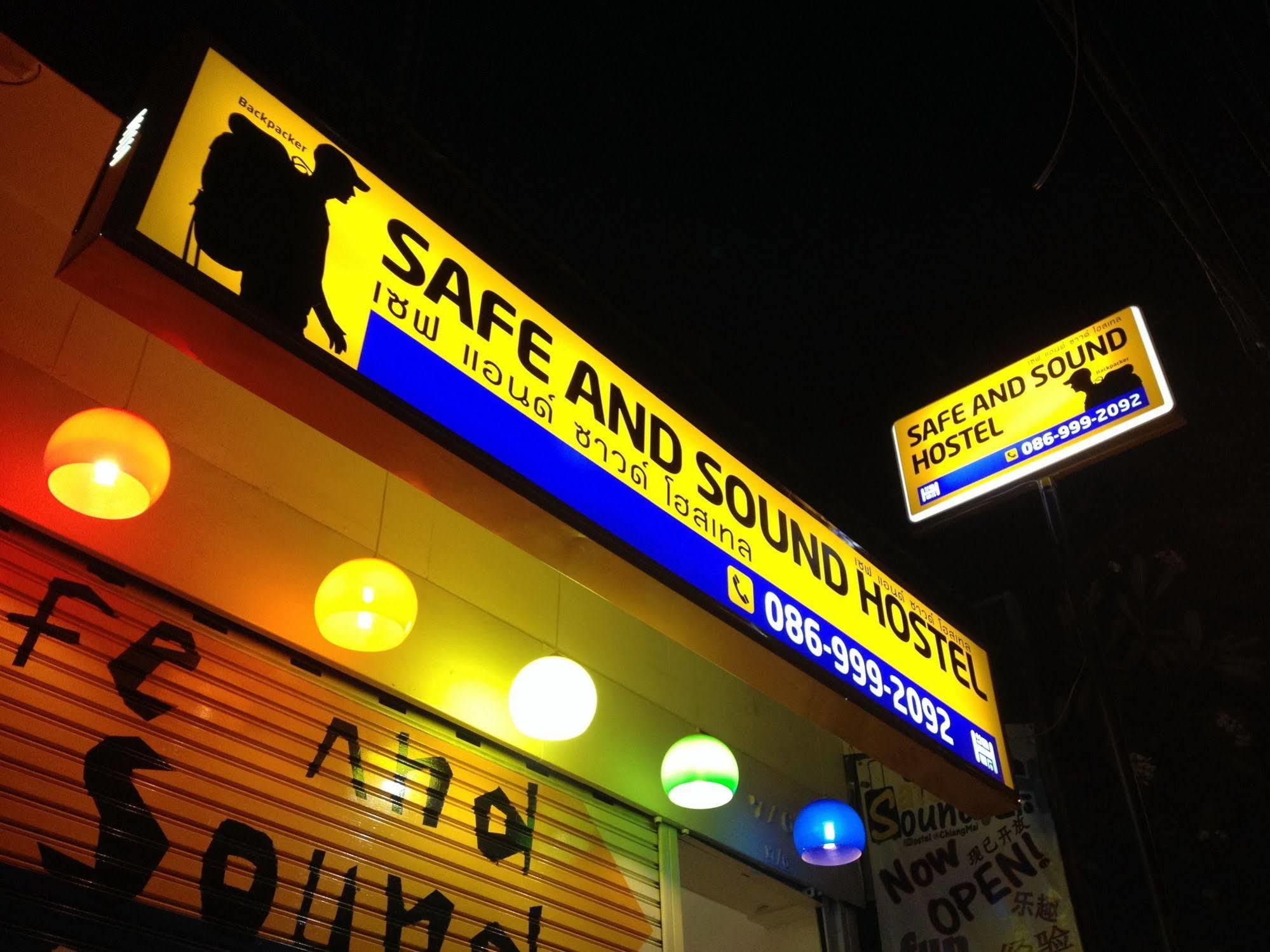 Safe And Sound Hostel Chiang Mai Exterior foto